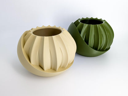 Blumentopf "Lotus" mit versteckter Aufbewahrungsbox