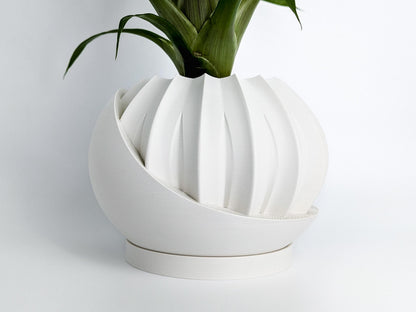 Blumentopf "Lotus" mit versteckter Aufbewahrungsbox